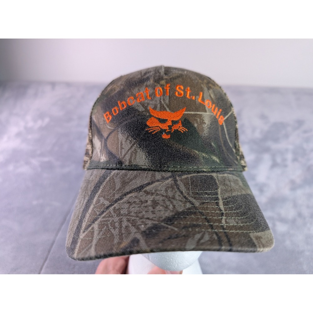 Nissin Cap Bobcat of St. Louis Camo Trucker Hat Mesh Back Adjustable Camouflage